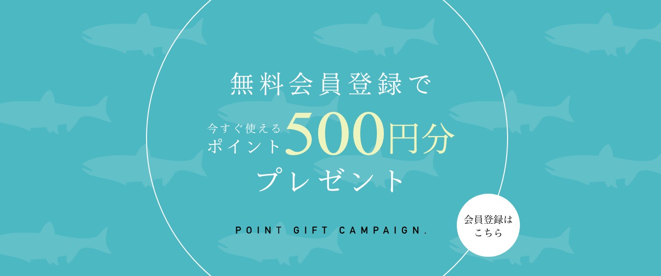 無料会員登録で今すぐ使えるポイント500円分プレゼント