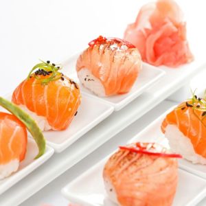 Kaoriのサラダ用スモークサーモン（トラウト）80g×5pc